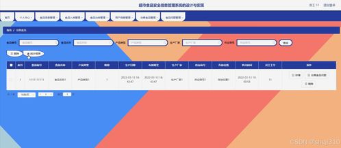java vue計算機畢設(shè)超市食品安全信息管理系統(tǒng)的設(shè)計與實現(xiàn)